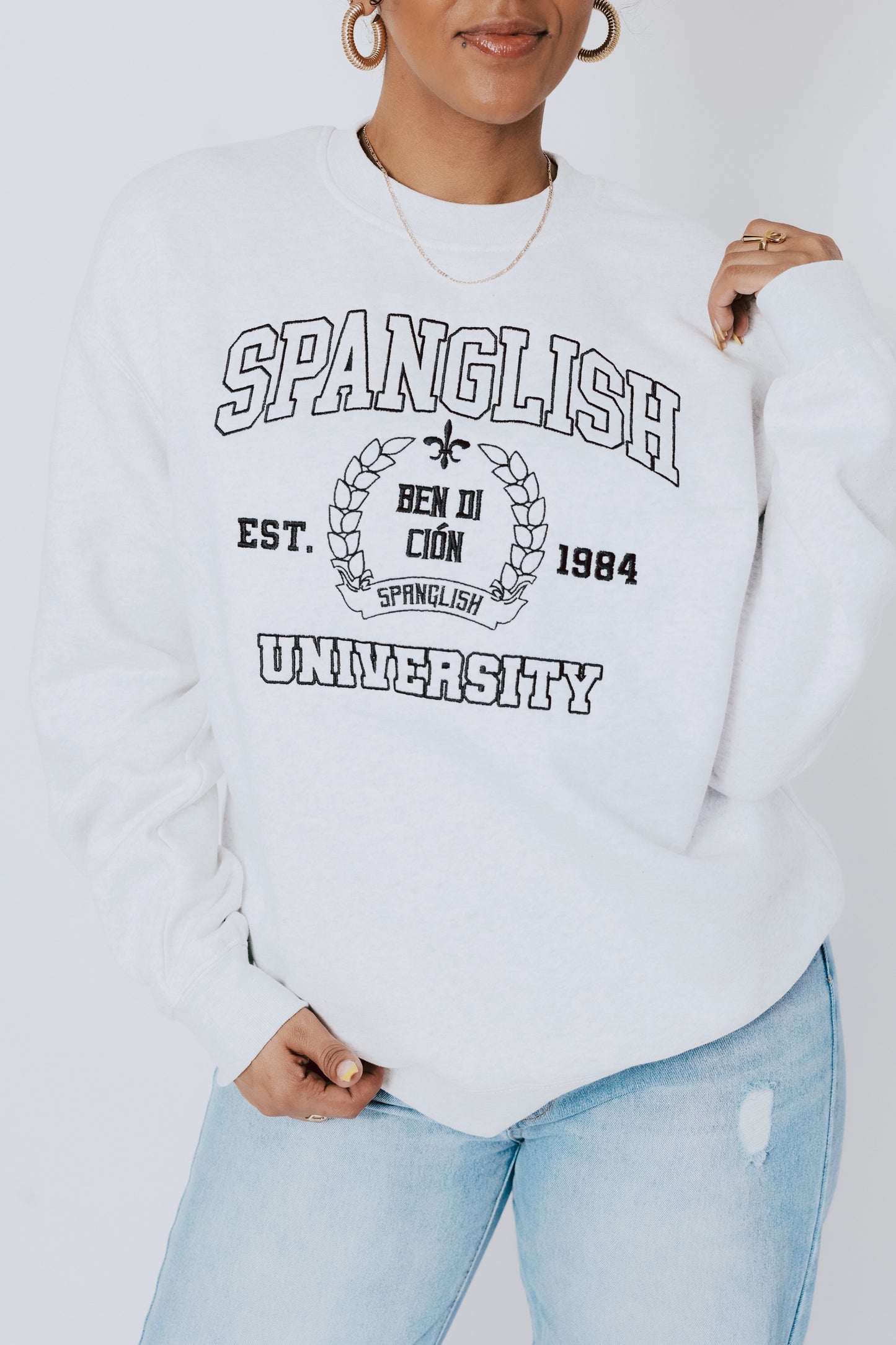 Spanglish University Crewneck