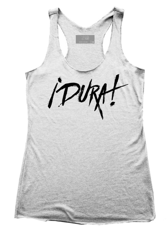 Dura! Racerback Tank- White